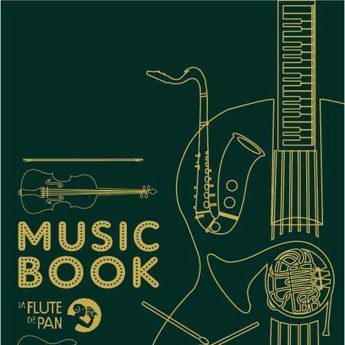 Create cover for sheet music book Buchcover Wettbewerb