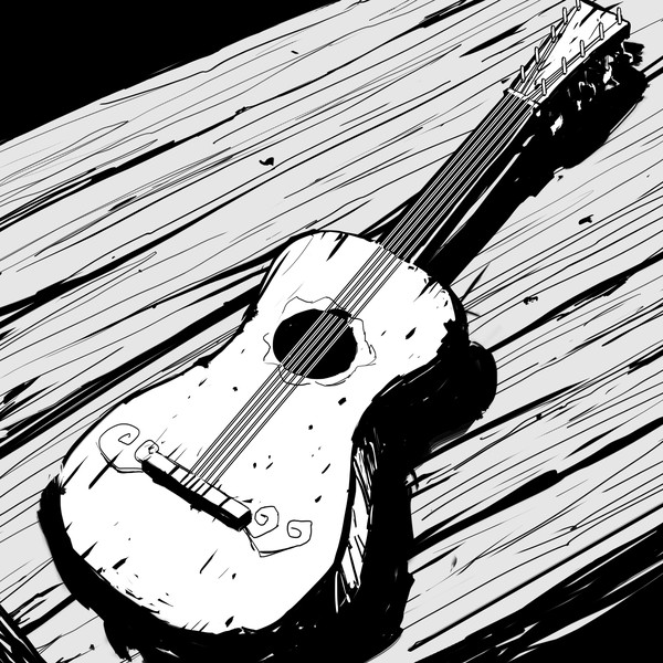 Drawing for a horror book