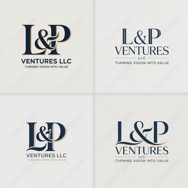 Looking for something nice and simple and classy with blue and gold trim for a venture/holdings company.