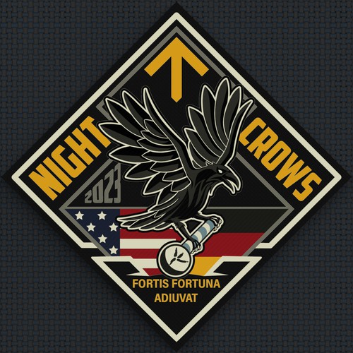 NIGHT CROWS - Military Special Operations Unit Logo design contest - GER/US Design by Sasha Løft