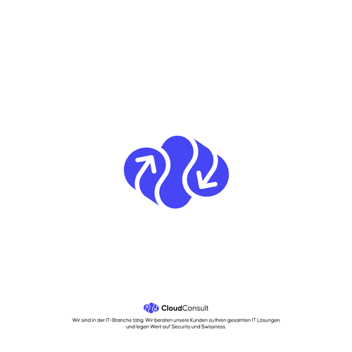 IT Services Logo, welches innovation und Sicherheit vermittelt Design by Peaqs™