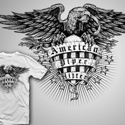 Design di ROGUE AMERICAN apparel needs a new t-shirt design di RNAVI