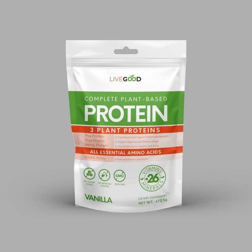 ***GUARANTEED PRIZE*** - LABEL DESIGN for Protein Powder -*****NEW***** Design by JamPasir