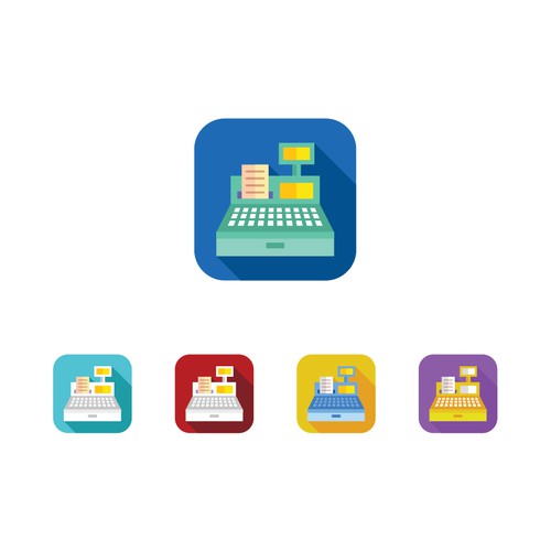 Create a modern cashregister illustration for Vendefy Logo design contest