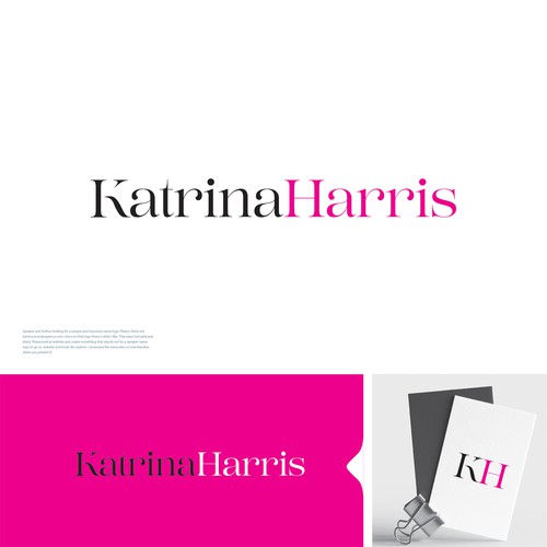 Design unique name logo for a Speaker. Design von gotchagraphicsdotcom