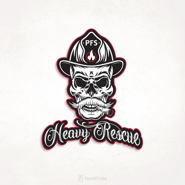 Firefighter's Sticker Logo