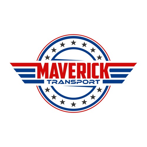 Bold logo for Maverick Transport Design by CZRxMNLNG