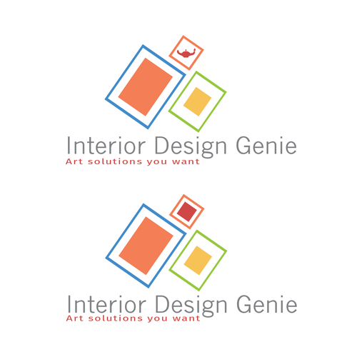 "Design a bang on trend logo for a new internet store marketing Art Canvases & Posters on the net". Design by Dale B. Gonzales