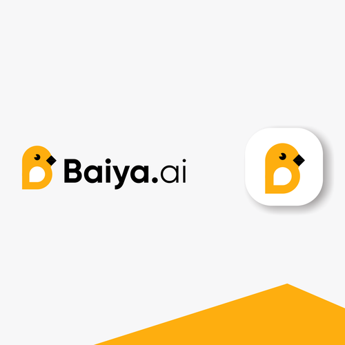 Modern logo for an AI-powered mobile app Design by wiana