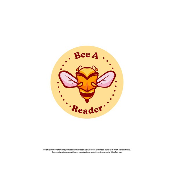Logo Design Concept for BeeAReader Stationery