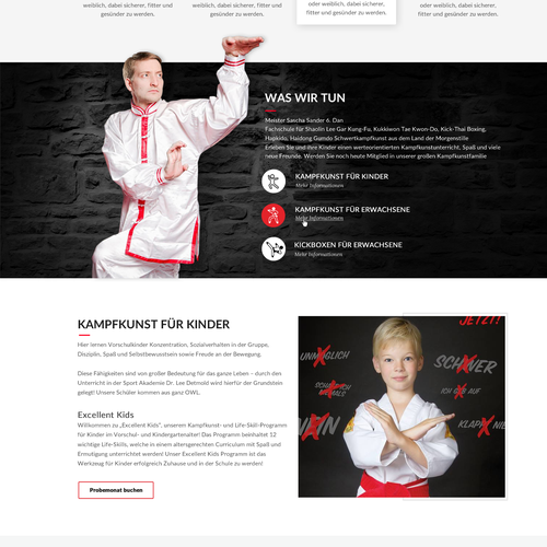 Landing page design contest entry by FaTiH™