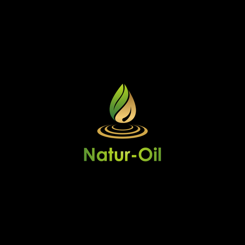 Logo representing bio based oil products. Design réalisé par semar art