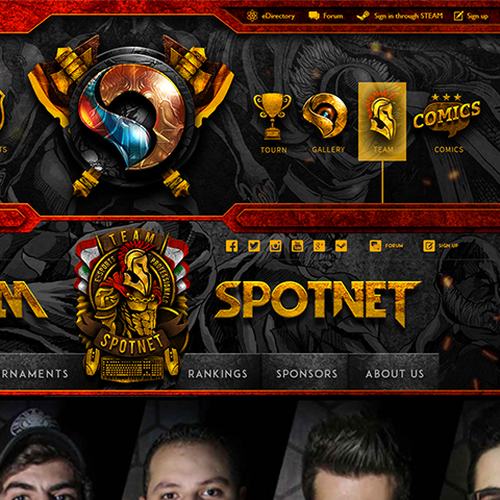 Spotnet website Design by UNICO HIJO 316