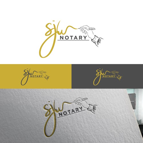 "I need a powerful & professional logo for my new notary business" Design by seagan