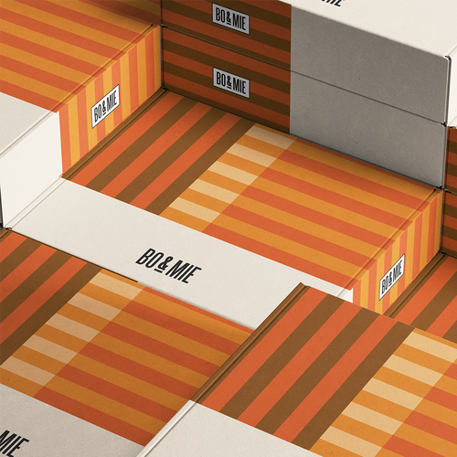 Design a box for the #1 fast growing french bakery company ! Design by artantoni work