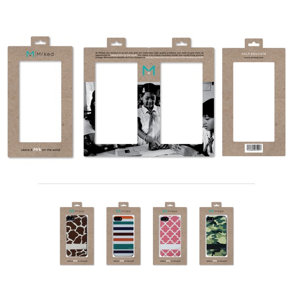 Design by michelleanne titled "iPhone packaging design for Mrked"