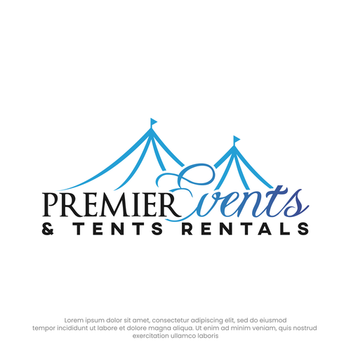 We need a powerful new logo for our tent rental company focused on high end clients. Design by noname999