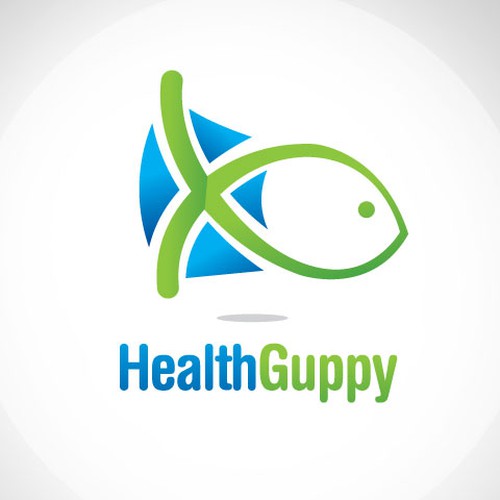 logo for Health Guppy Design by Hilzombie
