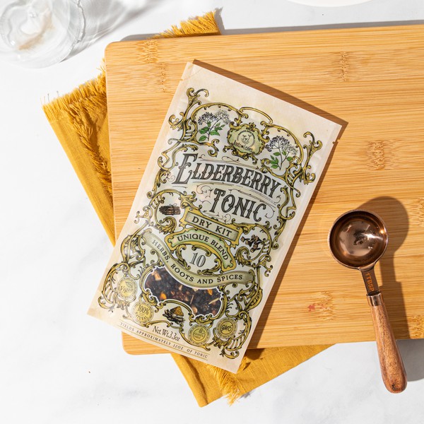 Hand-drawn pouch design