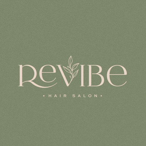 Boho Chic hair salon logo to attract the modern woman Design by Blanc Lueur