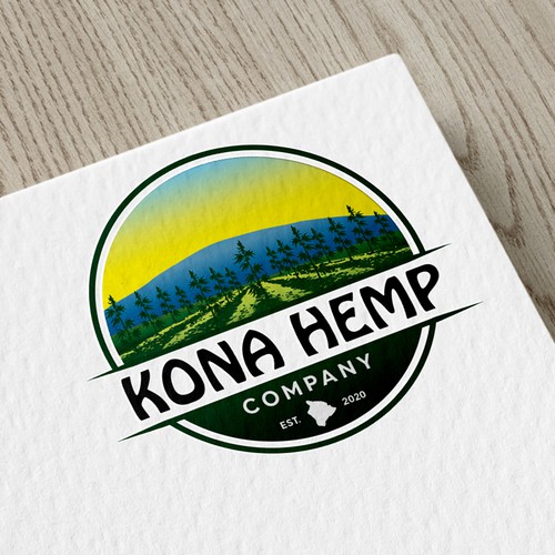 Kona hemp company logo contest Design by i - Graphics