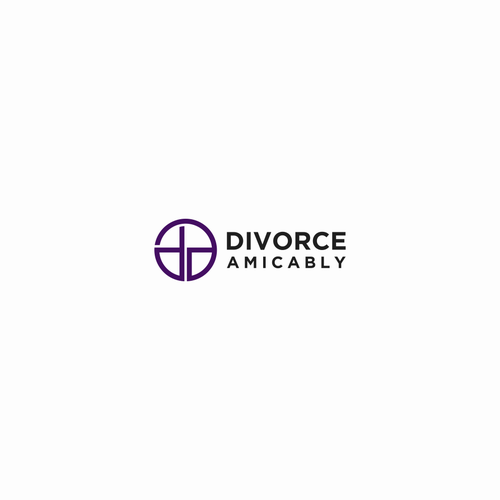 Logo for a new, healthy way for reasonable people to divorce Design von Gatot Kaca™