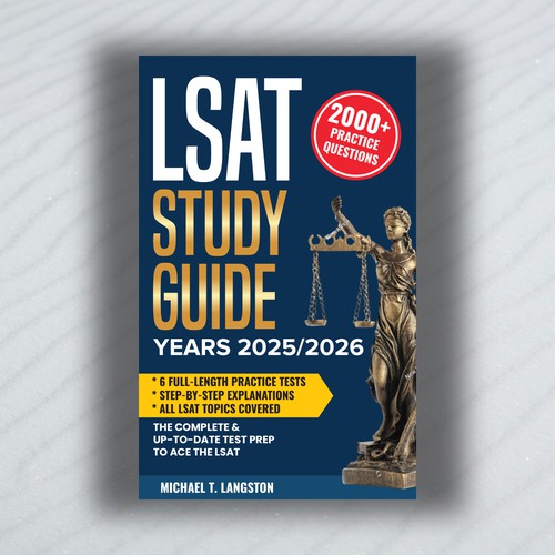 Designs | Bold, Professional Cover for a Best-Selling LSAT Study Guide ...