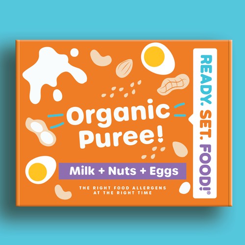 Design a fun and eye-catching influencer box for new mom's! Design by intanamir