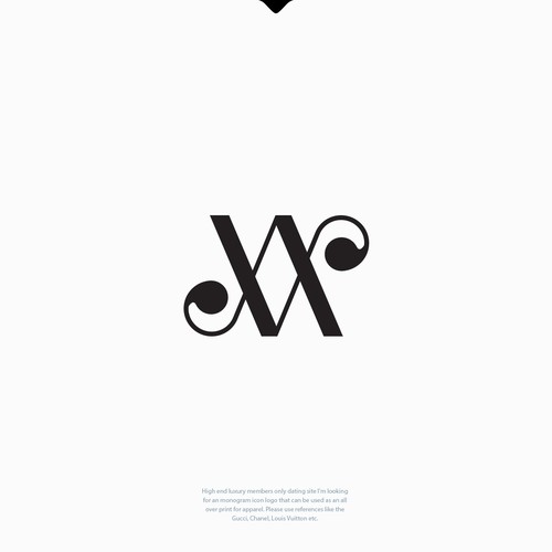 VA Monogram Logo for All Over Print Design by gotchagraphicsdotcom