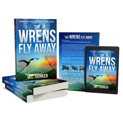 Cover Contest For A Fiction Series The Wrens Fly Away - Book 5 Design por Kareem.S