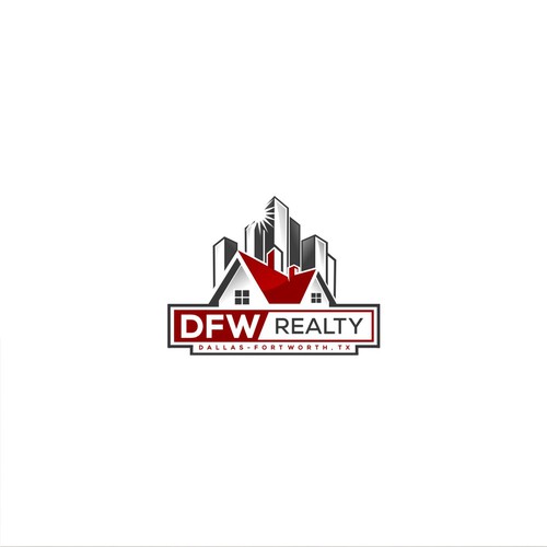 Real Estate Brokerage Logo for DFW Realty (DFW - Dallas-Fort Worth, TX) Design by wali99