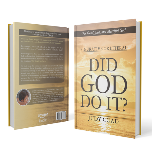 Design book cover and e-book cover  for book showing the goodness of God Diseño de Dodda Leite