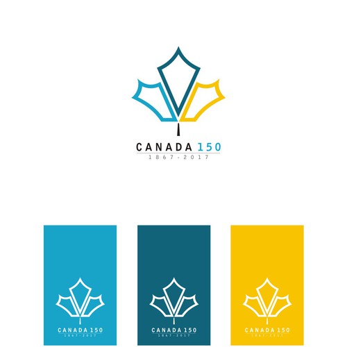 Community contest: Design Canada’s 150th birthday logo! Design by sougatacreative
