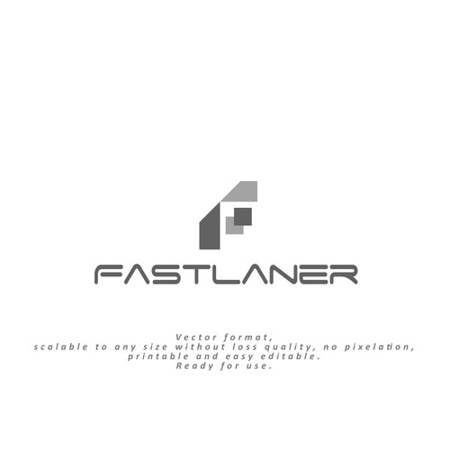 Logo + Brand for Fastlaner™ Design by NEXNEX