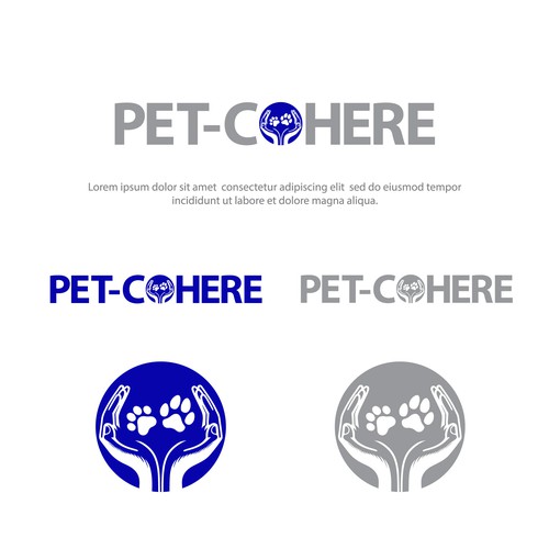 Create a Playful and Modern Logo for PET-COHERE, an E-Commerce Brand Focus on Pet Bonding. Design by KamranAwan99