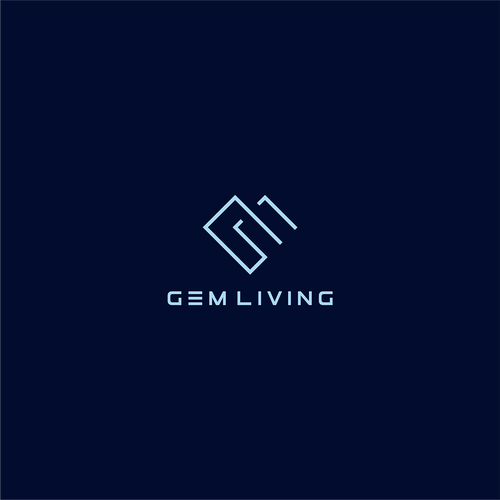 Geometrical, minimalist, modern brand design for Gem Living Design by Guerrilla_Farmer