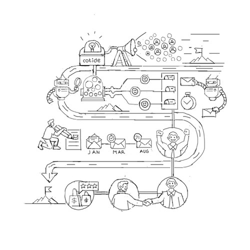 Technology Website Illustration Brilliance Design by LAYOUT.INC