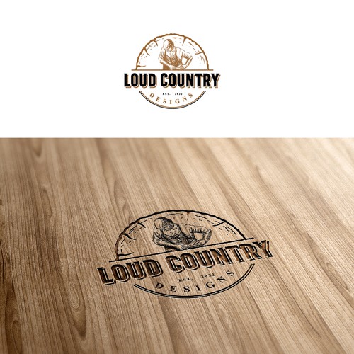 Design a vintage/modern logo for custom woodworking business Design by IVFR