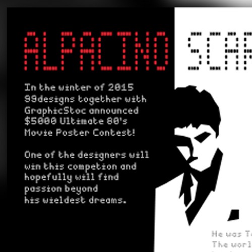 Create your own ‘80s-inspired movie poster! Diseño de Blackandshadow