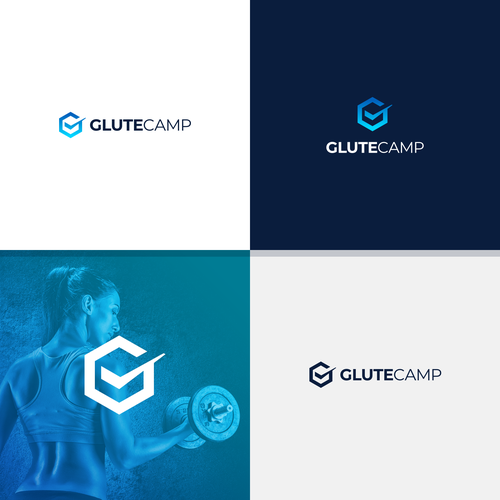 Logo for empowered woman strength training group class Design by patogonzalez