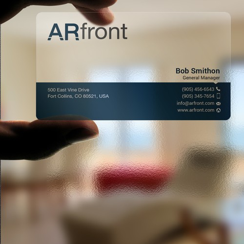 Business card design for high tech company Design by Mah_Ari