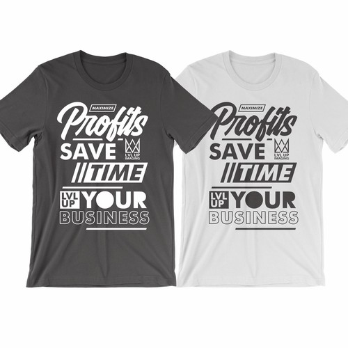 コンペ「New Shirt Design for LVL Up Imaging」のデザイン by (((((HUMMER)))))®さん 