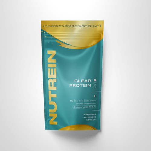 nutrein gold-ontwerp door SRGrafica