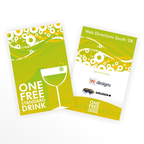 Design the Drink Cards for leading Web Conference! デザイン by Team Esque