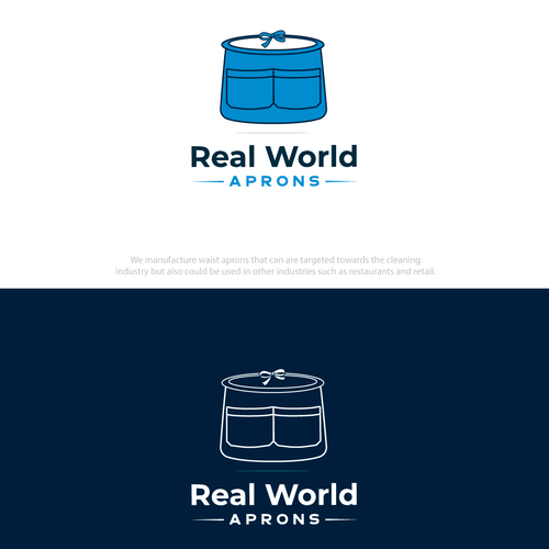 Real World Aprons Logo Design by QuickCrea™