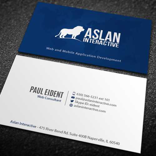 Aslan Interactive Business Card