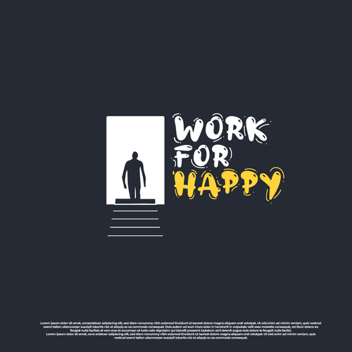 We need a fun and engaging Podcast logo for a Pod about happiness in work and life Design by Hbsag+