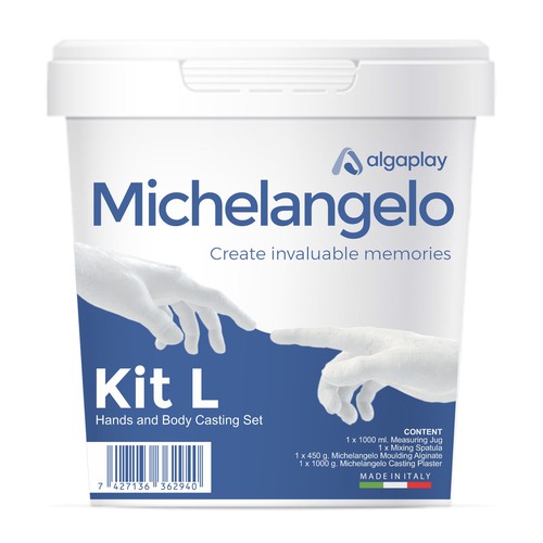 Michelangelo kit l container, Product label contest