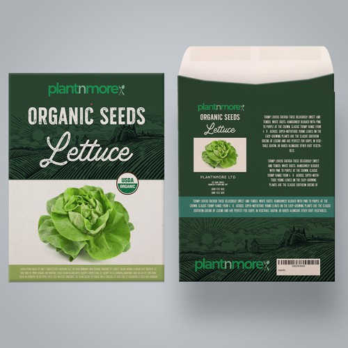 New Vegetable Seed Packet Line - Packet Design Needed Réalisé par Windmill Designer™