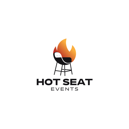 Impactful Logo For 'Hot Seat Events' – Learn from Industry Experts Through Livestreams & Events. Design by oopz